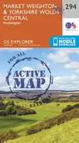 KNYGA Ordnance Survey Market Weighton and Yorkshire Wolds Central