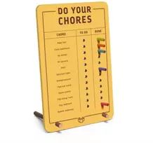 KNYGA Bookshop Knock Knock Do Your Chores Desktop Pegboard