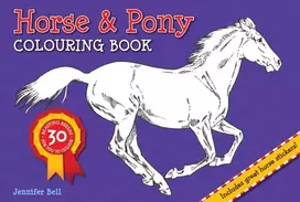 KNYGA Jennifer Bell Horse and Pony Colouring Book