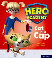 KNYGA Tim Little Hero Academy: Oxford Level 1+, Rožinė Book Band: Cat in a Cap