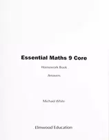 KNYGA Bookshop Essential Maths 9 Core Homework Answers