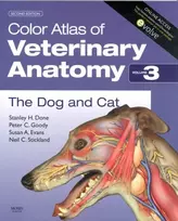 KNYGA Bookshop Color Atlas of Veterinary Anatomy, Volume 3, The Dog and Cat