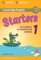 KNYGA Bookshop Cambridge English Starters 1 for Revised Exam from 2018 Student's Book