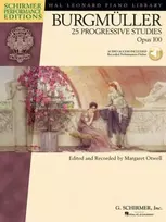 KNYGA Bookshop Burgmuller - 25 Progressive Studies, Opus 100
