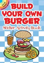 KNYGA Susan Shaw Russell Build Your Own Burger Sticker Activity Book