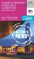 KNYGA Ordnance Survey Cardiff & Newport, Pontypool
