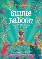 KNYGA Karen Treisman Binnie the Baboon Anxiety and Stress Activity Book