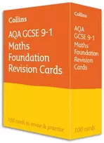 KNYGA Collins Collins Gcse AQA GCSE 9-1 Maths Foundation Revision Cards