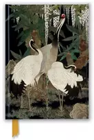KNYGA Flame Tree Studio Ashmolean: Cranes, Cycads and Wisteria by Nishimura So-zaemon XII (Foiled Journal)