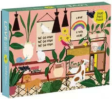 KNYGA Galison Anne Bentley Love Lives Here 1000 Piece Puzzle