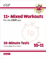 KNYGA Bookshop 11+ CEM 10-Minute Tests: Mixed Workouts - Ages 10-11 Book 1 (with Online Edition)