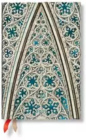 KNYGA paperblanks Vault of the Milan Cathedral (Duomo di Milano) Mini 12-month Horizontal Hardback Dayplanner 2025 (Wrap Closure)