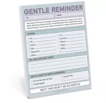 KNYGA Knock Knock Gentle Reminder Nifty Note (Pastel Version)