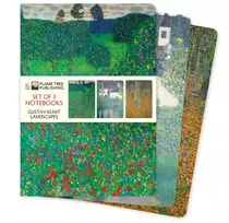 KNYGA Flame Tree Studio Gustav Klimt: Landscapes Set of 3 Standard Notebooks