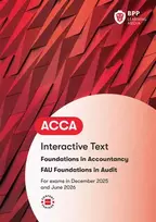 KNYGA Bpp Learning Media FIA Foundations in Audit (International) FAU INT