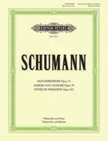 KNYGA Bookshop Fantasiestucke, Adagio and Allegro, Stucke im Volkston for Cello and Piano