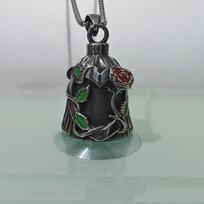 Punk Style Motorcycle Guardian Bell Rose Design Riding Bell Pendant  Daily Wear 2