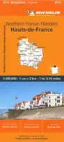 KNYGA Bookshop Nord-Pas-de-Calais, Picardy - Michelin Regional Map 511