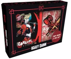 KNYGA Insight Insight Editions DC Comics: Harley Quinn Tiny Book and Pin Set