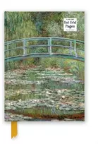KNYGA Bookshop Claude Monet: Bridge over a Pond of Vanduo Lilies (Foiled Dot Grid Journal)