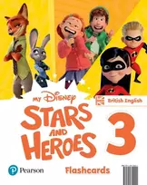 KNYGA Bookshop My Disney Stars and Heroes British Edition Level 3 Flashcards