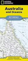 KNYGA Bookshop National Geographic Australia and Oceania Map (Folded with Flags and Facts)