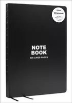 KNYGA Bookshop Juodas A4 Notebook