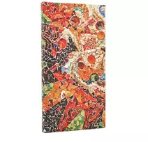 KNYGA Bookshop 2026 Gaudi's Sun (Gaudi’s Mosaics) Slim 12-month Horizontal Hardcover Flexi Dayplanner 2026 (Elastic Band Closure)
