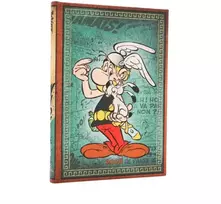 KNYGA paperblanks 2026 Asterix the Gaul (The Adventures of Asterix) Midi 12-month Vertical Hardcover Flexi Dayplanner 2026 (Elastic Band Closure)