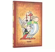 KNYGA paperblanks 2026 Asterix & Obelix (The Adventures of Asterix) Mini 12-month Verso Hardcover Flexi Dayplanner 2026 (Elastic Band Closure)