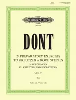 KNYGA Bookshop 24 preparatory exercises to Kreutzer & Rode Studies, Op. 37