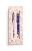 KNYGA Bookshop Jane Austen: Floral Pieštukas and Pen Set