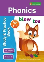 KNYGA Foxton Books KS1 Phonics Study & Practice Book for Ages 5-7 (Years 1-2) Perfect for learning at home or use in the classroom