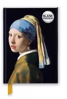 KNYGA Flame Tree Studio Johannes Vermeer: Girl with a Pearl Earring (Foiled Blank Journal)