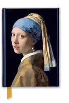 KNYGA Flame Tree Studio Staff Johannes Vermeer: Girl with a Pearl Earring (Foiled Journal)