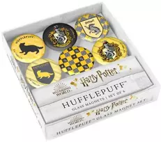 KNYGA Bookshop Harry Potter: Hufflepuff Glass Magnet Set