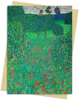 KNYGA Flame Tree Studio Gustav Klimt: Poppy Field Greeting Card Pack
