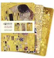 KNYGA Flame Tree Studio Gustav Klimt Set of 3 Midi Notebooks