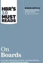 KNYGA Harvard Business Review HBR's 10 Must Reads on Boards (with bonus article "What Makes Great Boards Great" by Jeffrey A. Sonnenfeld)