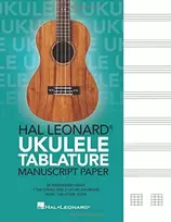 KNYGA Bookshop Hal Leonard Ukulele Tablature Manuscript Paper