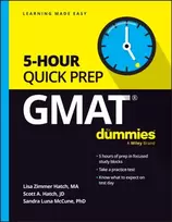 KNYGA Lisa Zimmer Hatch GMAT 5-Hour Quick Prep For Dummies