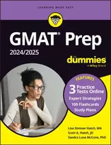 KNYGA Lisa Zimmer Hatch GMAT Prep 2024/2025 For Dummies (GMAT Focus Edition): Book + 3 Practice Tests + 100 Flashcards Online