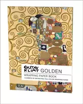 KNYGA Klimt Gustav Golden, Gustav Klimt Wrapping Paper Book