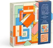 KNYGA Bookshop Frank Lloyd Wright Imperial Hotel 2-in-1 Sliding Wood Puzzle