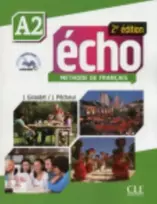 KNYGA Jacky Girardet Echo - Niveau A2 - Livre de l'eleve + DVD