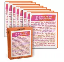KNYGA Bookshop Em & Friends Wishes for You Boxed Greeting Cards, Box of 8 Single Birthday Cards