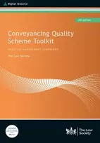 KNYGA Law Society (Great Britain) Staff Conveyancing Quality Scheme Toolkit