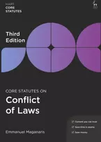 KNYGA Emmanuel Maganaris Core Statutes on Conflict of Laws