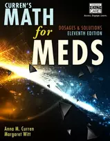 KNYGA Anna M Curren Curren's Math for Meds
