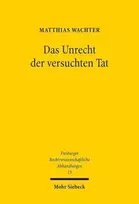 KNYGA Matthias Wachter Das Unrecht der versuchten Tat